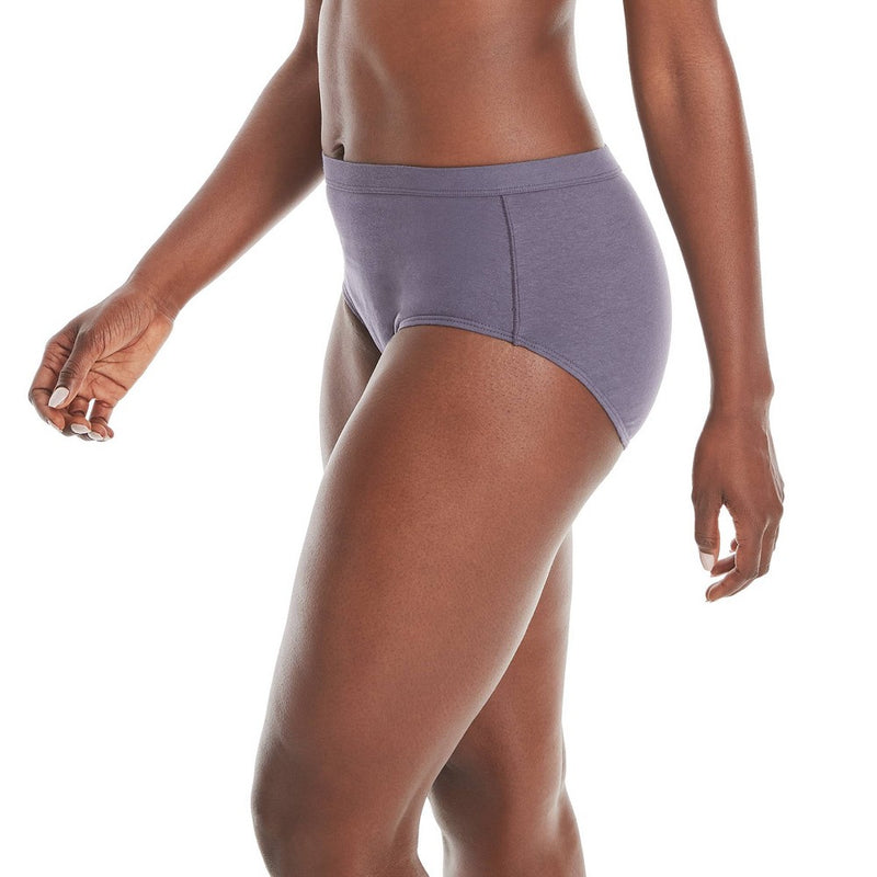 Hanes Women's 6pk Pure Comfort Organic Cotton Briefs - Colors May Vary 7