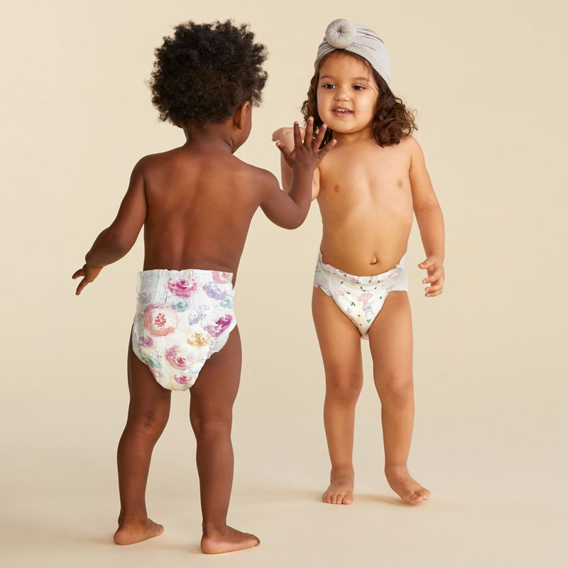 The Honest Company Clean Conscious Disposable Diapers Tutu Cute & Rose Blossom - Size 1 - 78ct