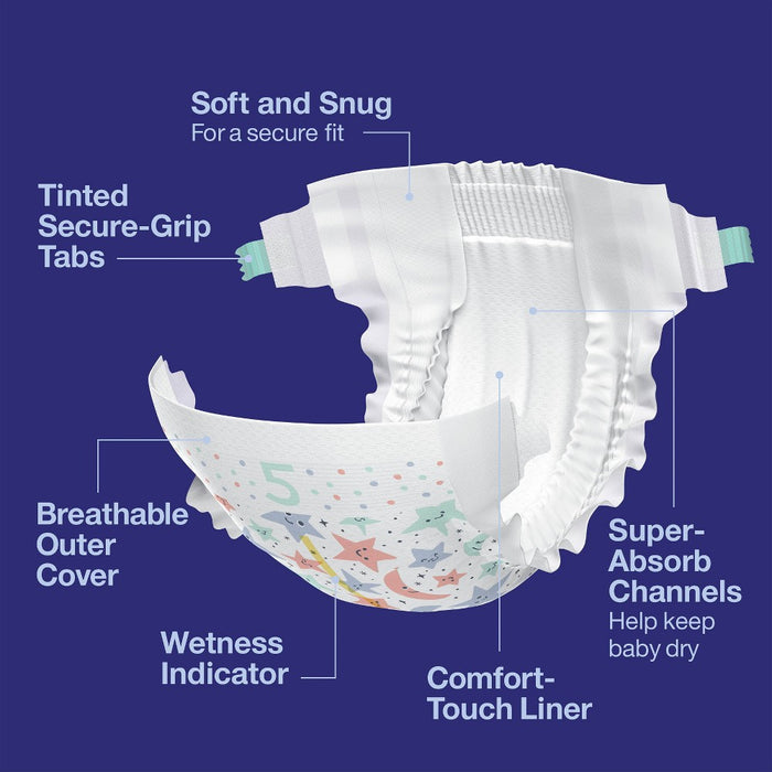 Disposable Overnight Diapers - Size 5 - 50ct - up&up