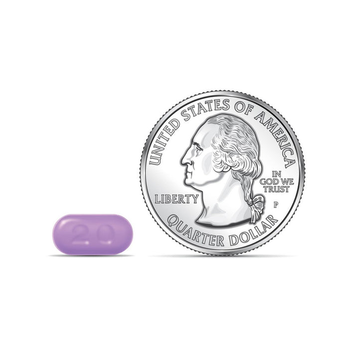Omeprazole 20mg Acid Reducer Delayed Release Tablets - Wildberry Mint Flavor - 42ct - up&up