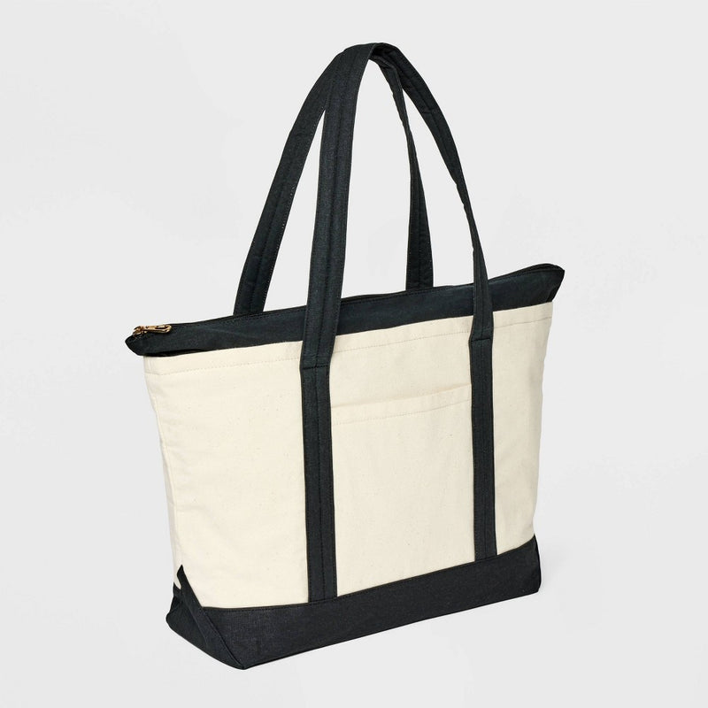 Essential Zip Tote Handbag - Universal Thread Off-White
