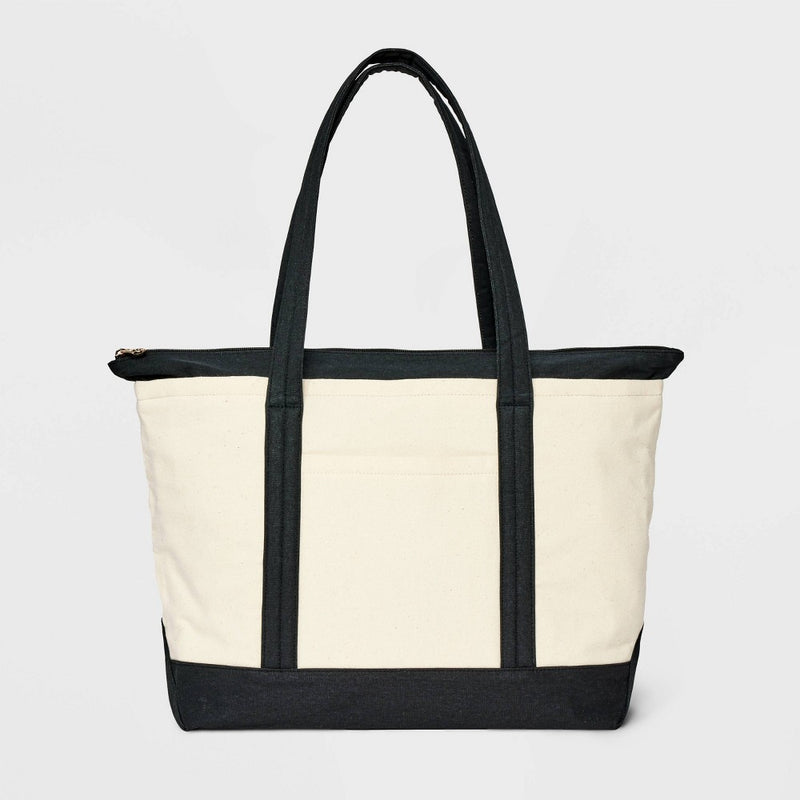 Essential Zip Tote Handbag - Universal Thread Off-White