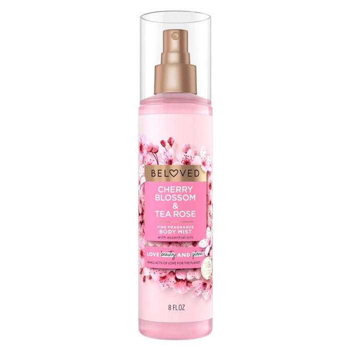 Beloved Cherry Blossom & Tea Rose Body Mist 8oz