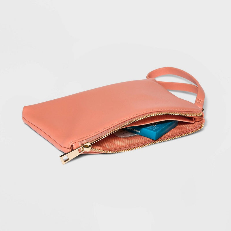 Wristlet Pouch Clutch - A New Day Apricot Orange