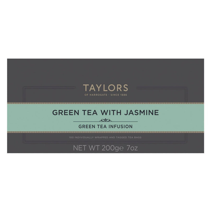 Taylors of Harrogate Green Tea with Jasmine - 100ct (LOCAL PICKUP ONLY)
