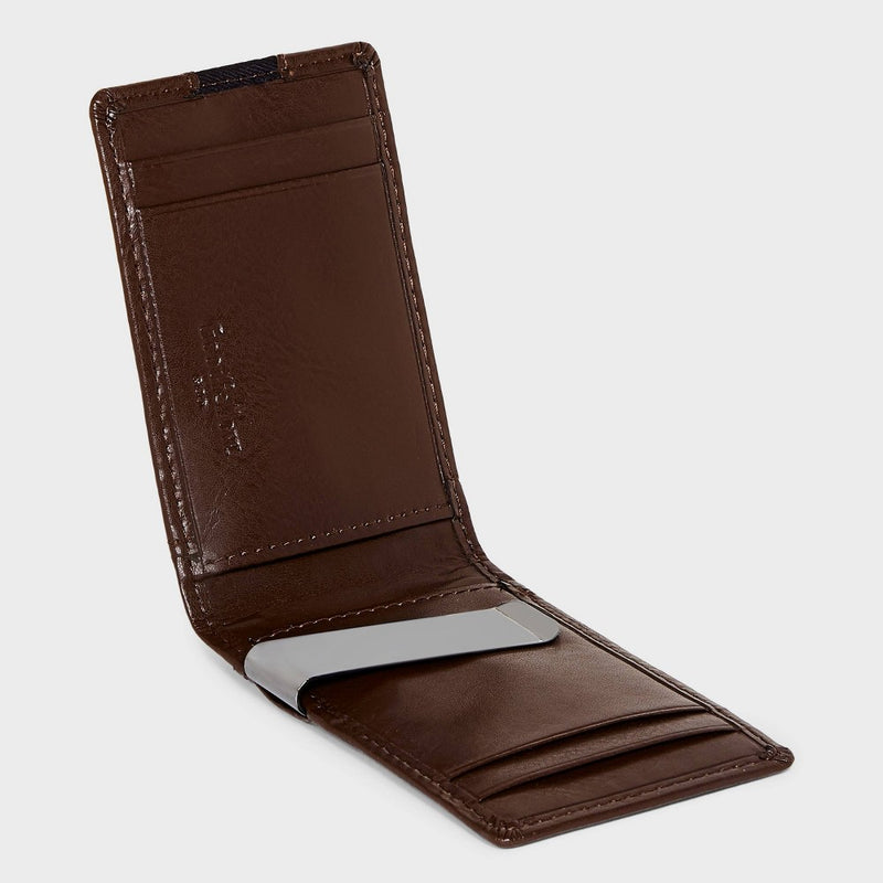 Men's RFID Bifold Wallet with Money Clip - Goodfellow & Co Brown