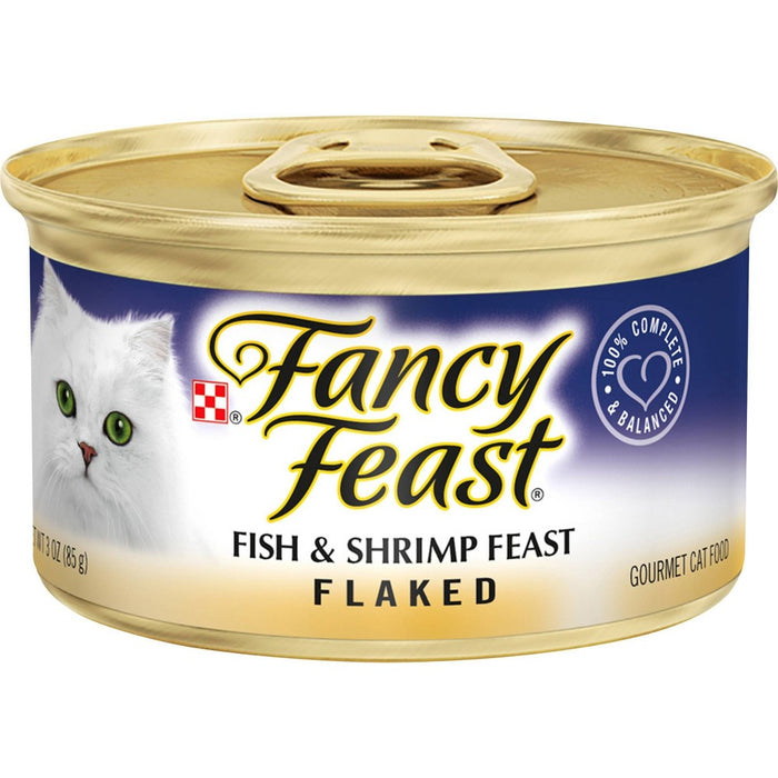 Purina Fancy Feast Flaked Gourmet Wet Cat Food Fish & Shrimp Feast - 3oz