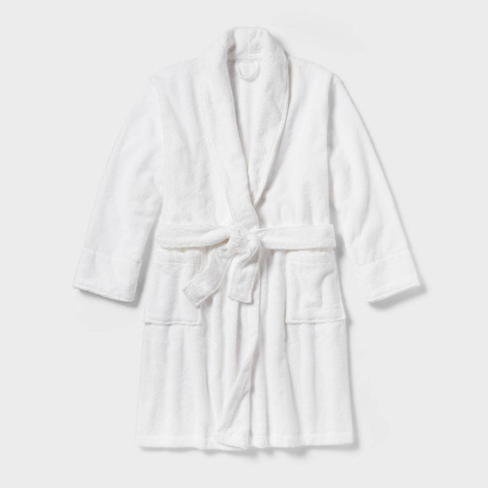 Spa Plush Bath Robe L/XL White - Threshold