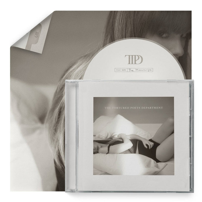 Taylor Swift - The Tortured Poets Department + Bonus Track "The Manuscript" (CD) *ADD 3 TO YOUR CART & 1 IS FREE!*