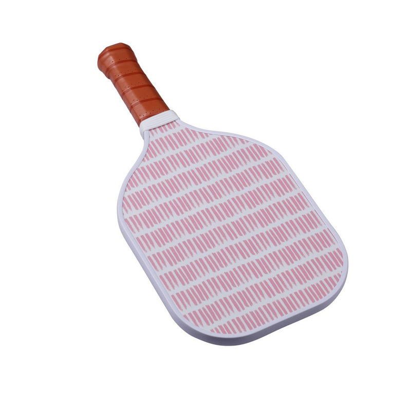 Double Sided Pickleball Paddle - Lemon/Pink Dash