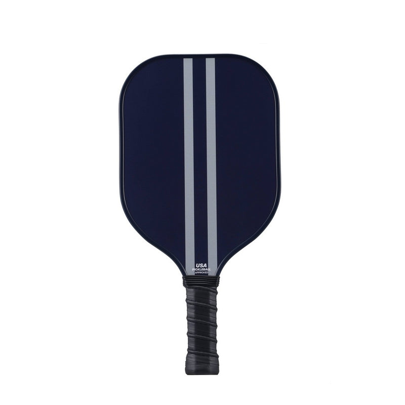 Double Sided Pickleball Paddle - Light Blue/Dark Blue Stripe