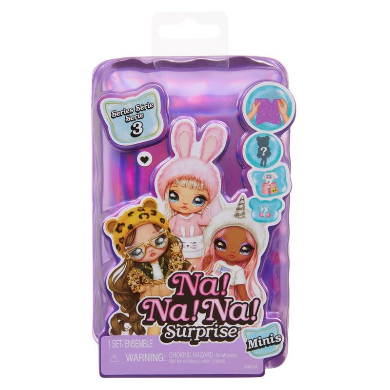 Na Na Na Surprise Minis Series 3 - 4" Fashion Doll , With Confetti Surprise
