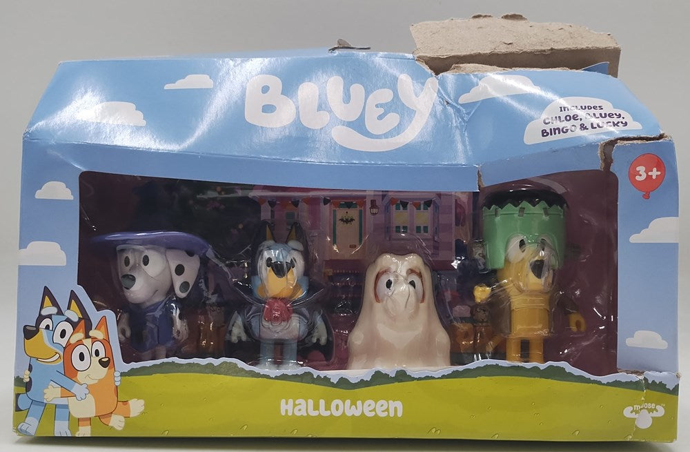 Bluey Costume Party Figures 4pk *SEE DETAILS*