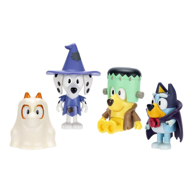 Bluey Costume Party Figures 4pk