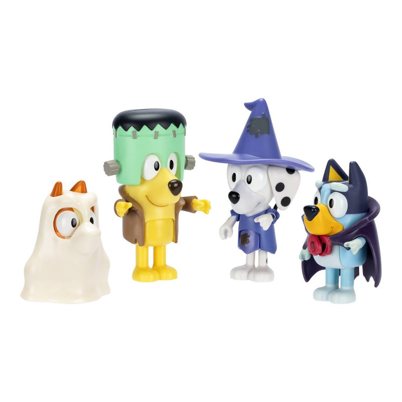 Bluey Costume Party Figures 4pk