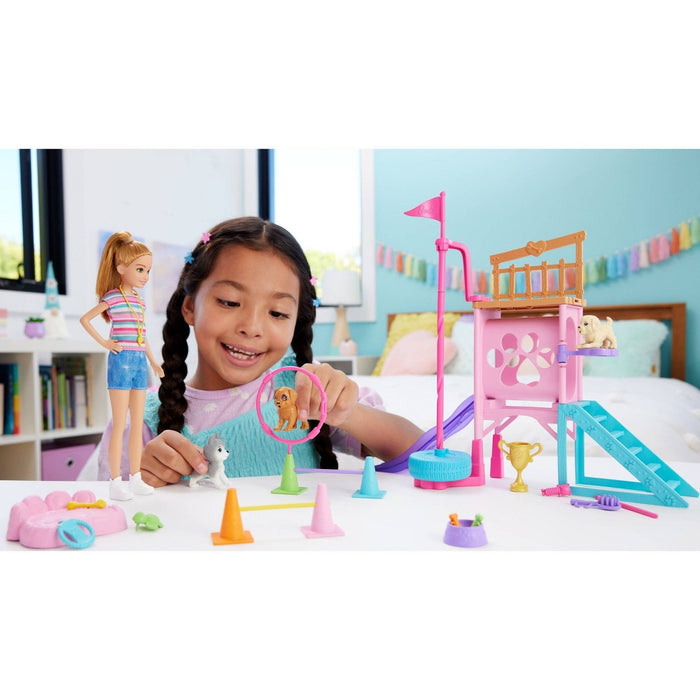 Barbie and Stacie to the Rescue Puppy Playground Playset