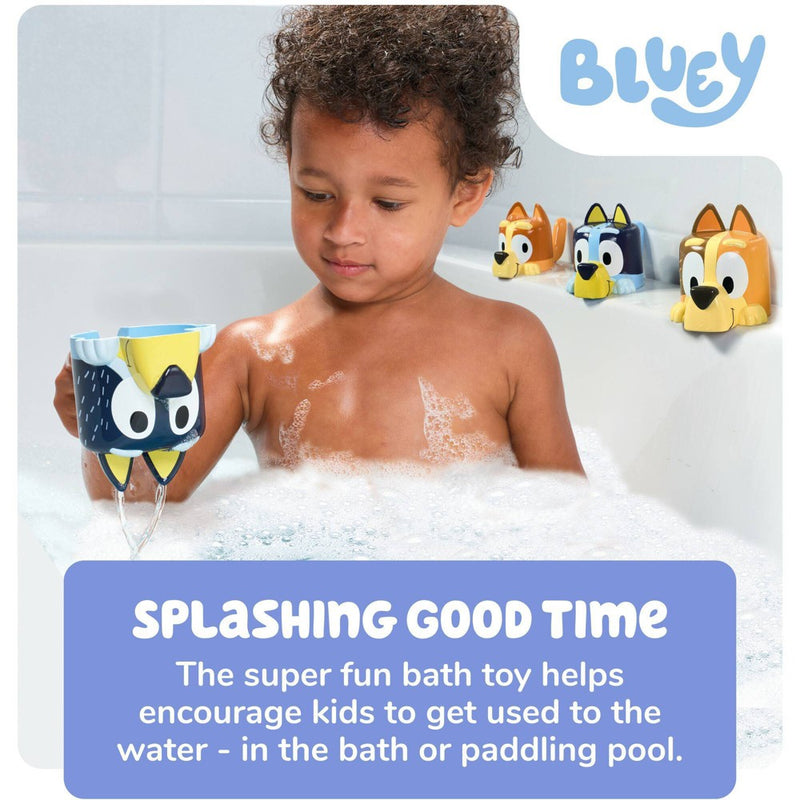 Tomy Bluey Family Pourers - Nesting, Stacking Cups Bath Toy