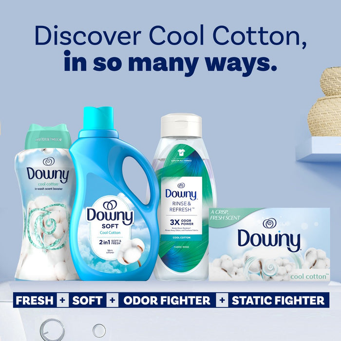 Downy Soft Cool Cotton Liquid Fabric Softener - 100 fl oz