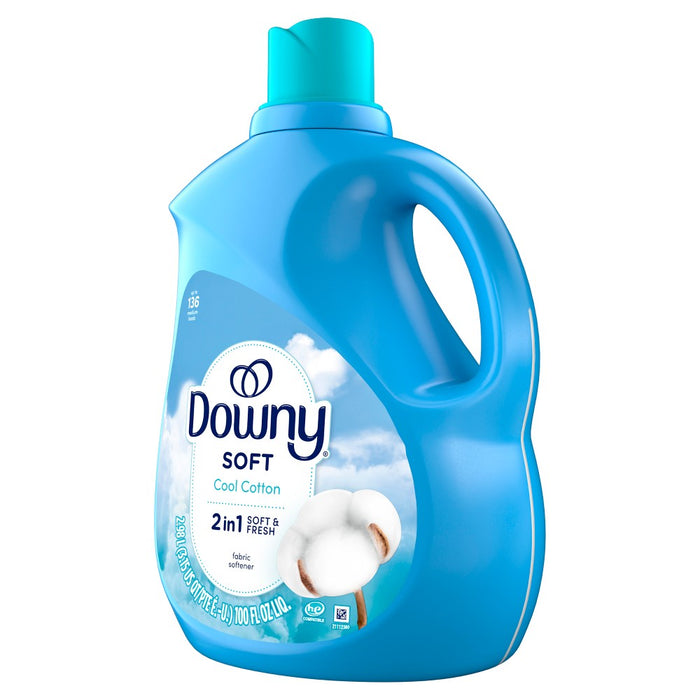 Downy Soft Cool Cotton Liquid Fabric Softener - 100 fl oz