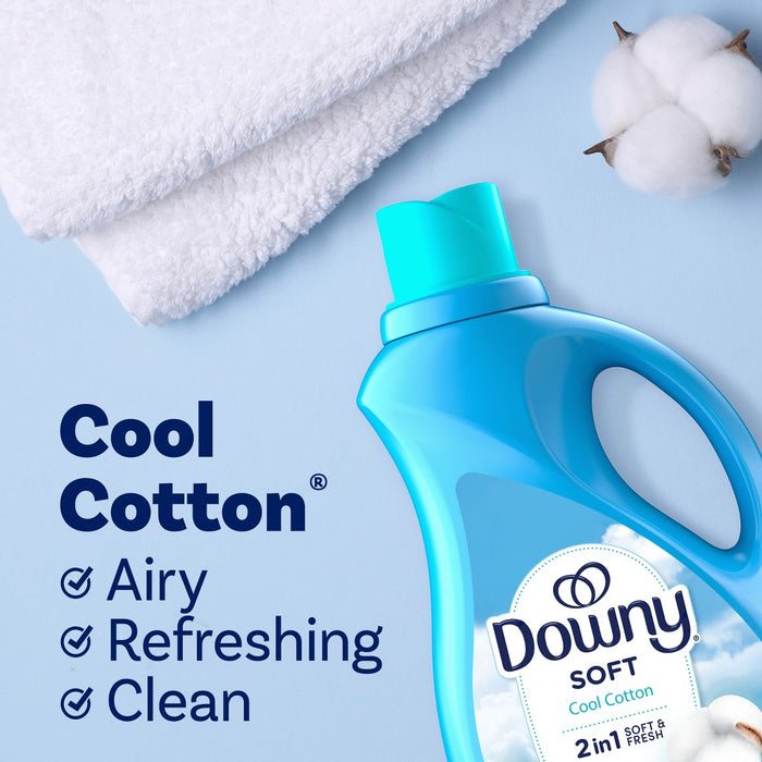 Downy Soft Cool Cotton Liquid Fabric Softener - 100 fl oz