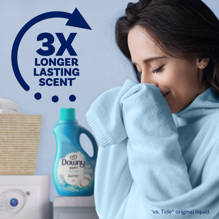 Downy Soft Cool Cotton Liquid Fabric Softener - 100 fl oz
