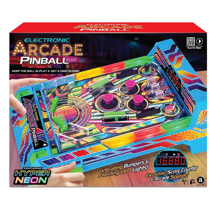 Ambassador Electronic Pinball Arcade Games - Neon