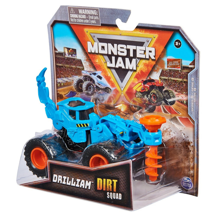 Monster Jam Dirt Squad Drilliam - 1:64 Scale