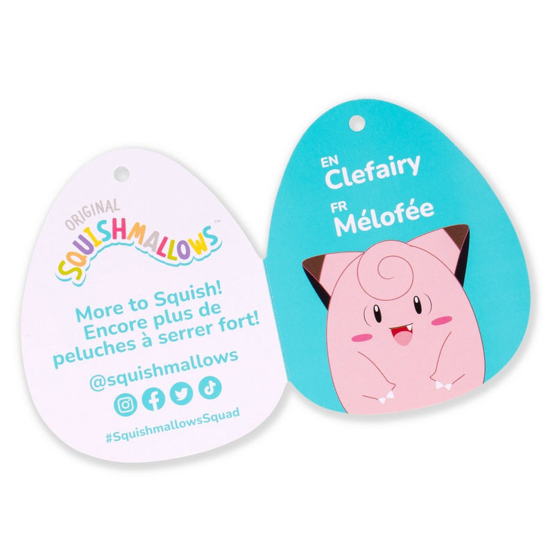Pokemon Clefairy Squishmallows 20" Plush