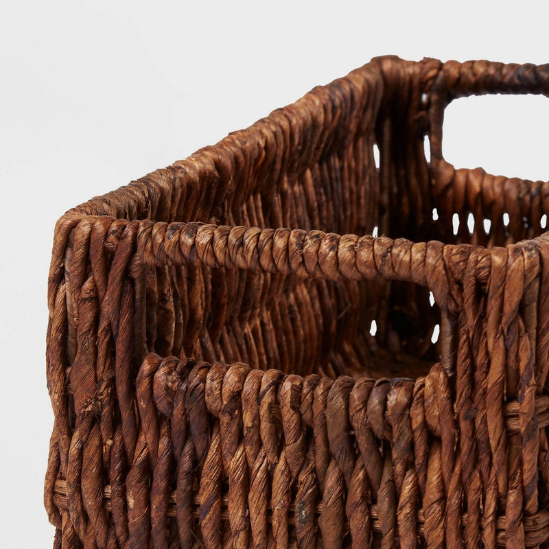 Woven Banana Bark Media Bin - Brightroom