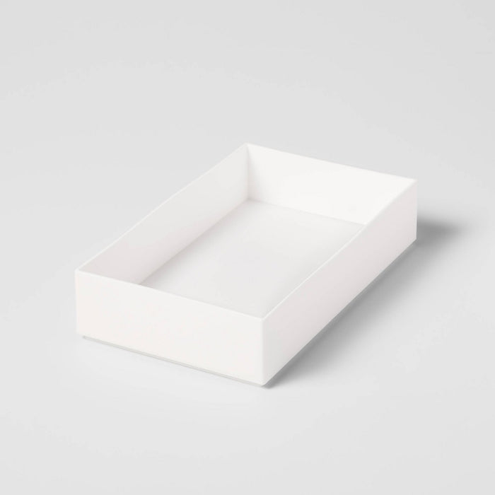6"x10" Drawer Organizer White - Brightroom