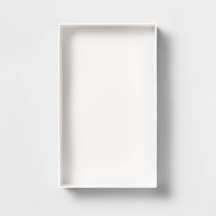 6"x10" Drawer Organizer White - Brightroom