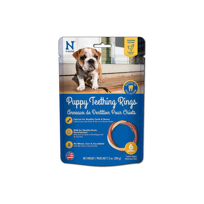 N-Bone Puppy Teething Ring Chicken Flavor