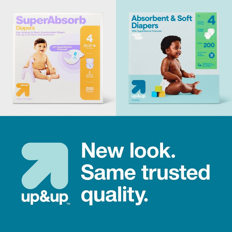Disposable Diapers - Size 4 - 200ct - up&up (LOCAL PICKUP ONLY)