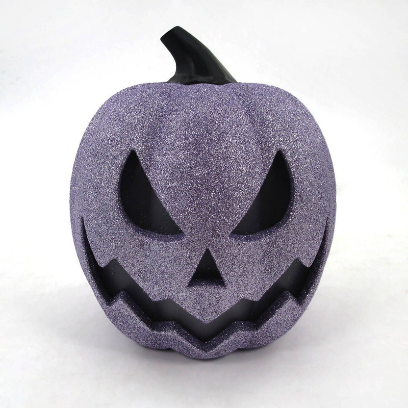 Halloween Jack-O-Lantern Pumpkin Figurines Purple - Bullseye's Playground