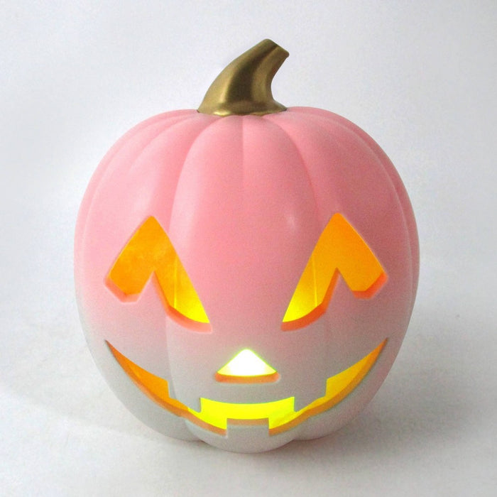 Halloween Jack-O-Lantern Pumpkin Figurines Pink - Bullseye's Playground
