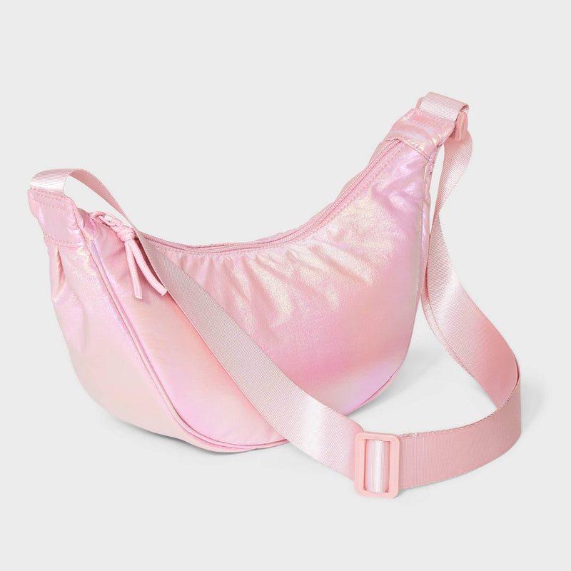 Girls' Crescent Crossbody Bag - art class Pink