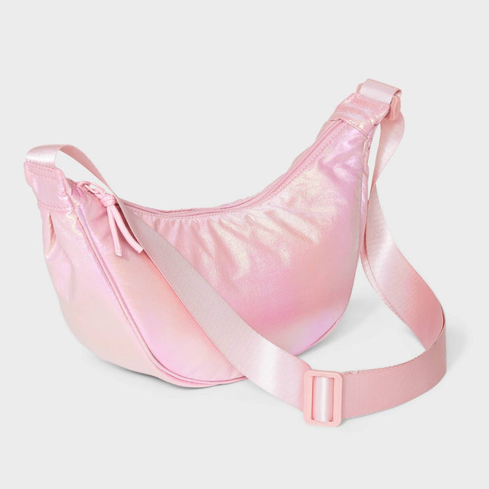 Girls' Crescent Crossbody Bag - art class Pink