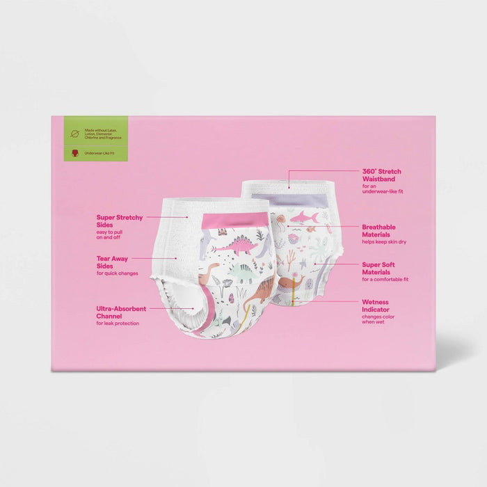 Girls' Disposable Training Pants - 3T-4T - 86ct - up&up