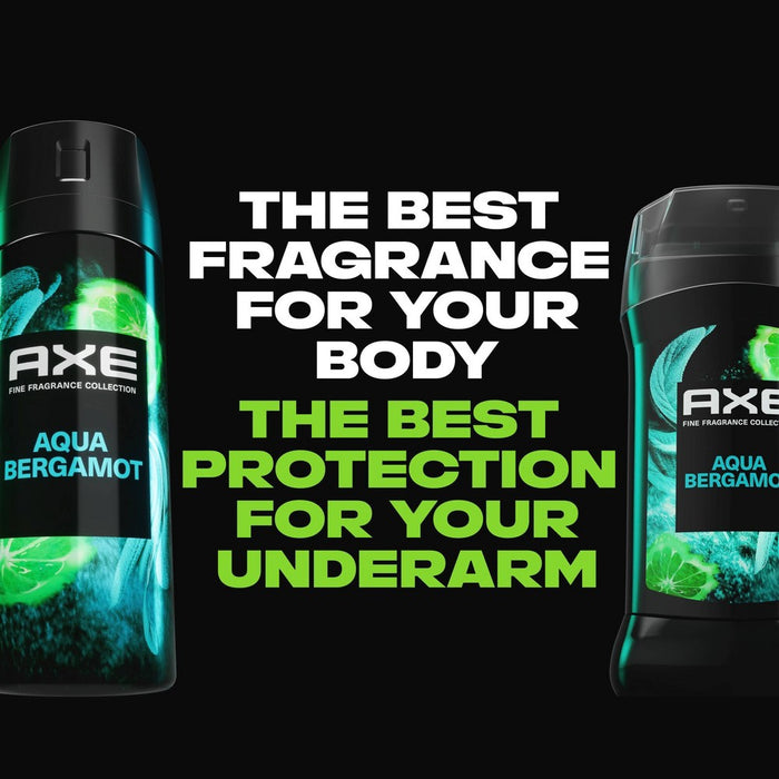 Axe Aqua Bergamot 72-Hour Aluminum-Free Premium Body Spray - Sage + Juniper - 4oz