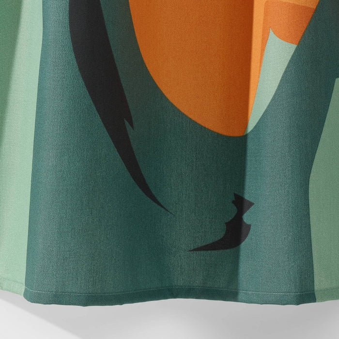 Puffs Shower Curtain Green - Room Essentials