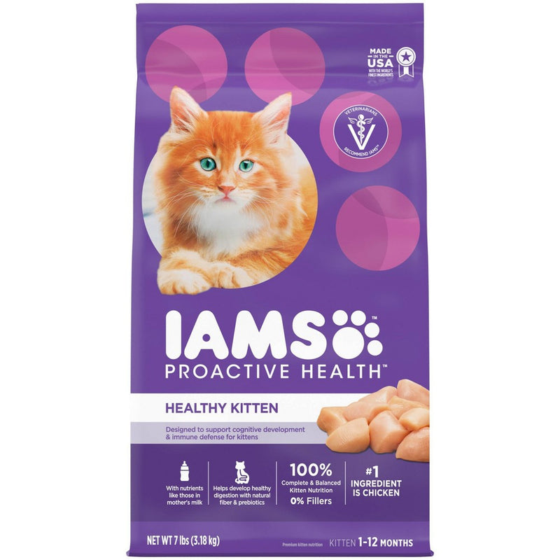 IAMS Proactive Health with Chicken Kitten Premium Dry Cat Food - 7lbs