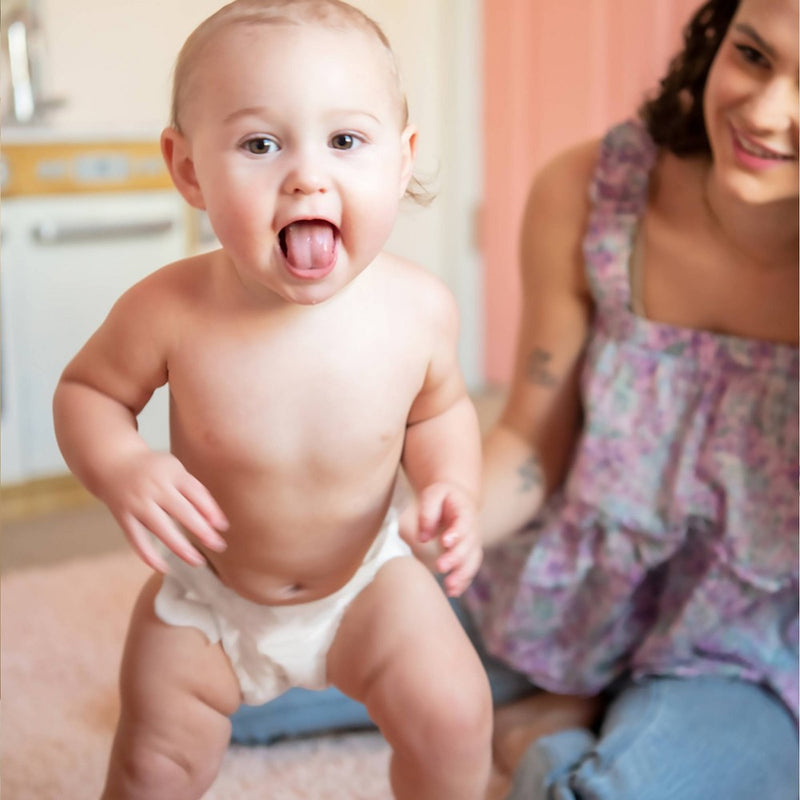 Kudos Chlorine Free Cotton-Lined Disposable Diapers - Size 2 - 72ct
