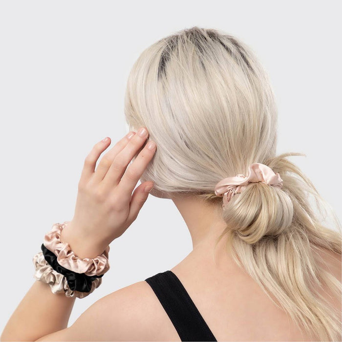 Kitsch Assorted Satin Sleep Hair Scrunchies - 5ct