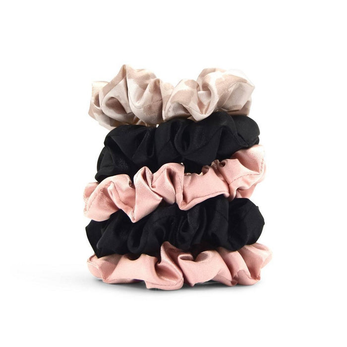 Kitsch Assorted Satin Sleep Hair Scrunchies - 5ct