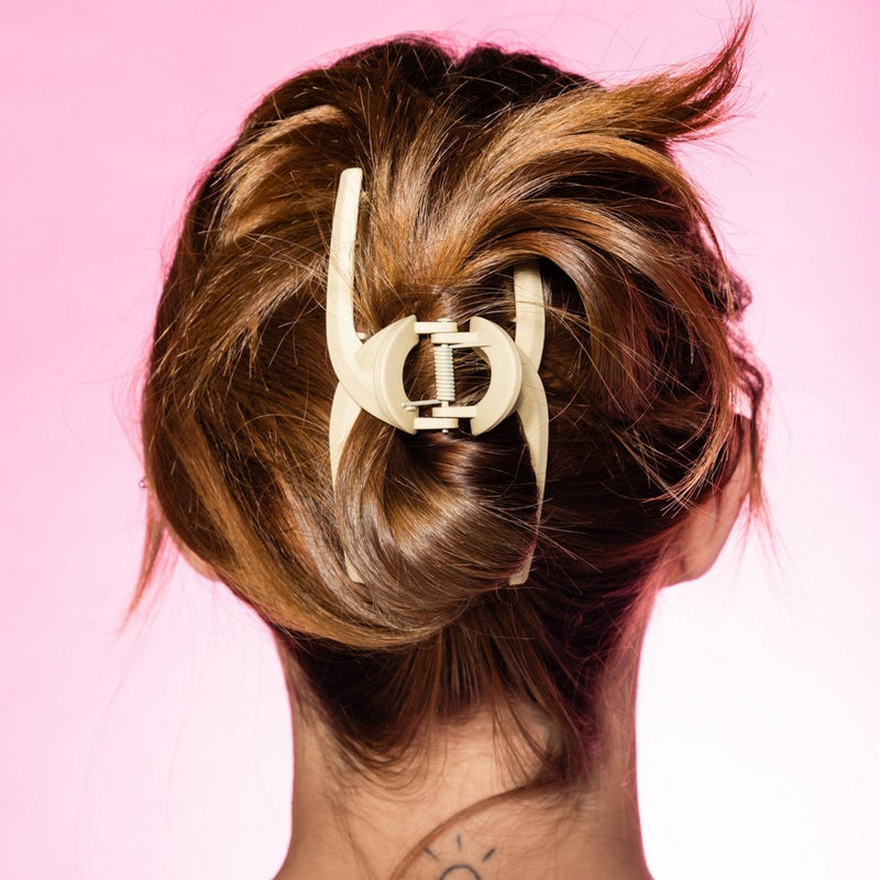 Gimme Beauty Tie Fine Hair Claw Clip - Brown/Black - 2pc