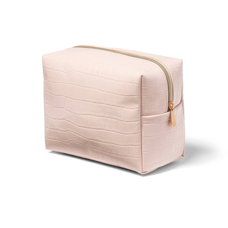 Sonia Kashuk Loaf Makeup Bag - Blush Faux Croc