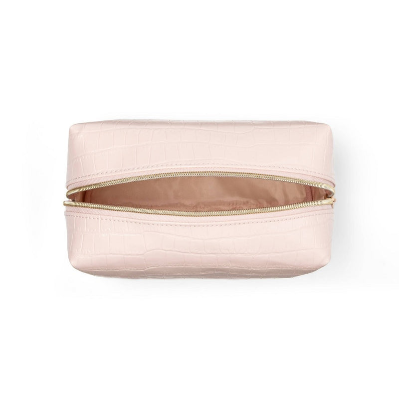 Sonia Kashuk Loaf Makeup Bag - Blush Faux Croc