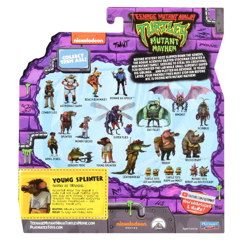 Teenage Mutant Ninja Turtles: Mutant Mayhem Young Splinter Figure