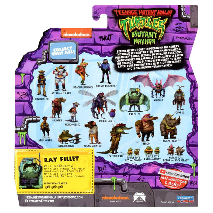 Teenage Mutant Ninja Turtles: Mutant Mayhem Ray Fillet Action Figure