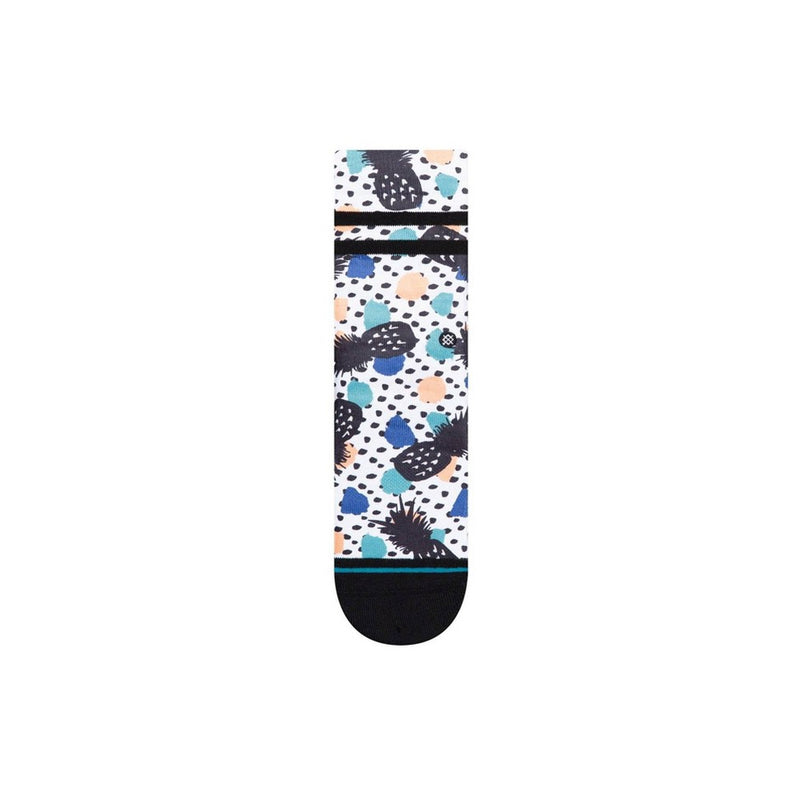 Stance Kids' Pineapple Pina Polka Crew Socks - Orange/Black/Blue L